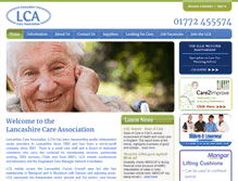 Tablet Screenshot of lancashirecare.org.uk